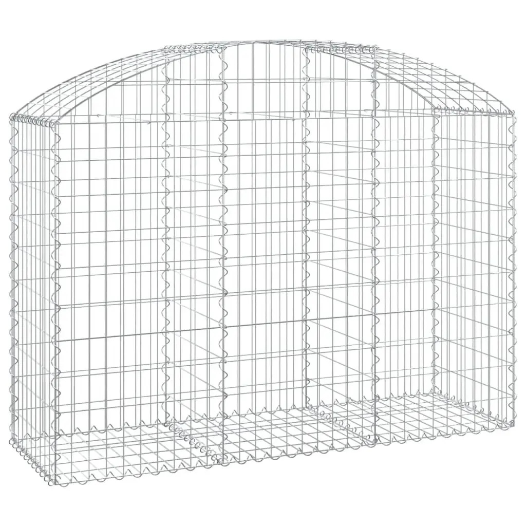 Arched Gabion Basket Garden Barrier Outdoor 150 x 50 x 100120 cm
