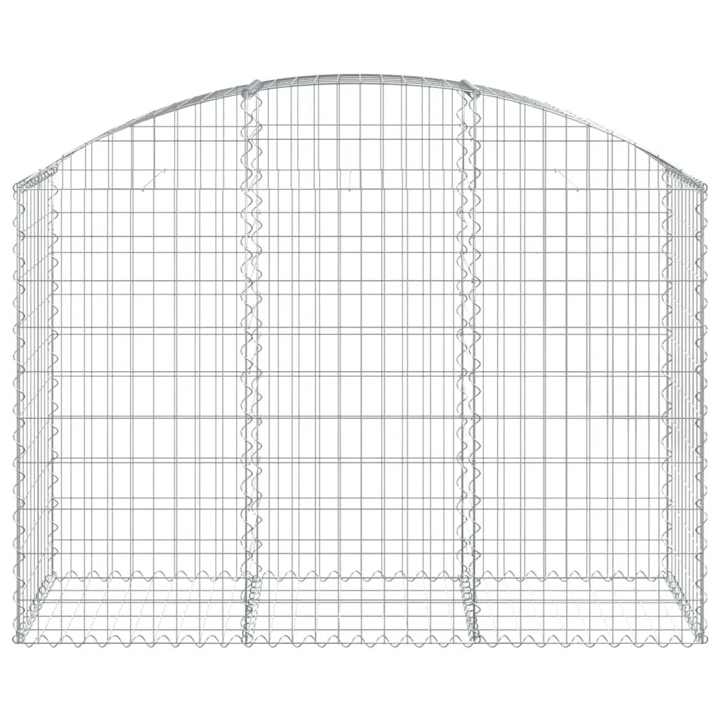 Arched Gabion Basket Garden Barrier Outdoor 150 x 50 x 100120 cm