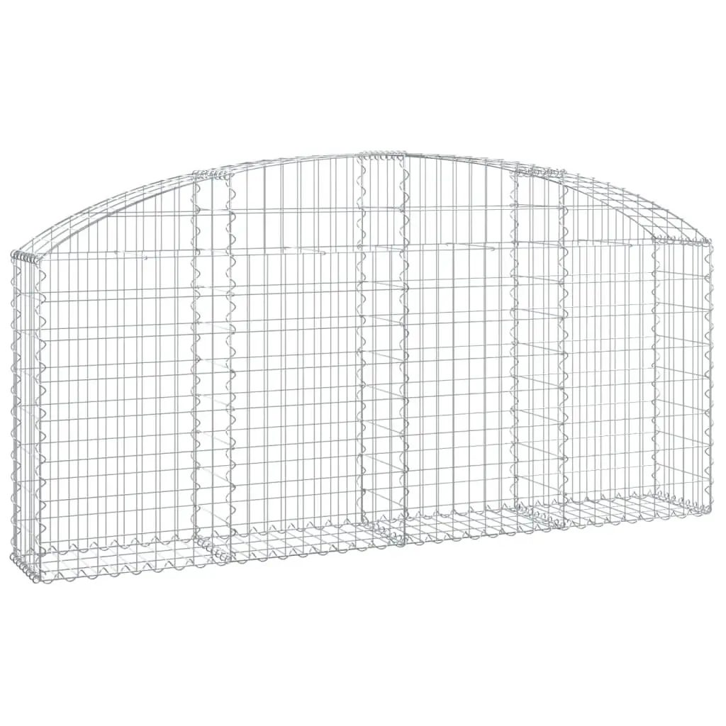 Arched Gabion Basket Garden Barrier