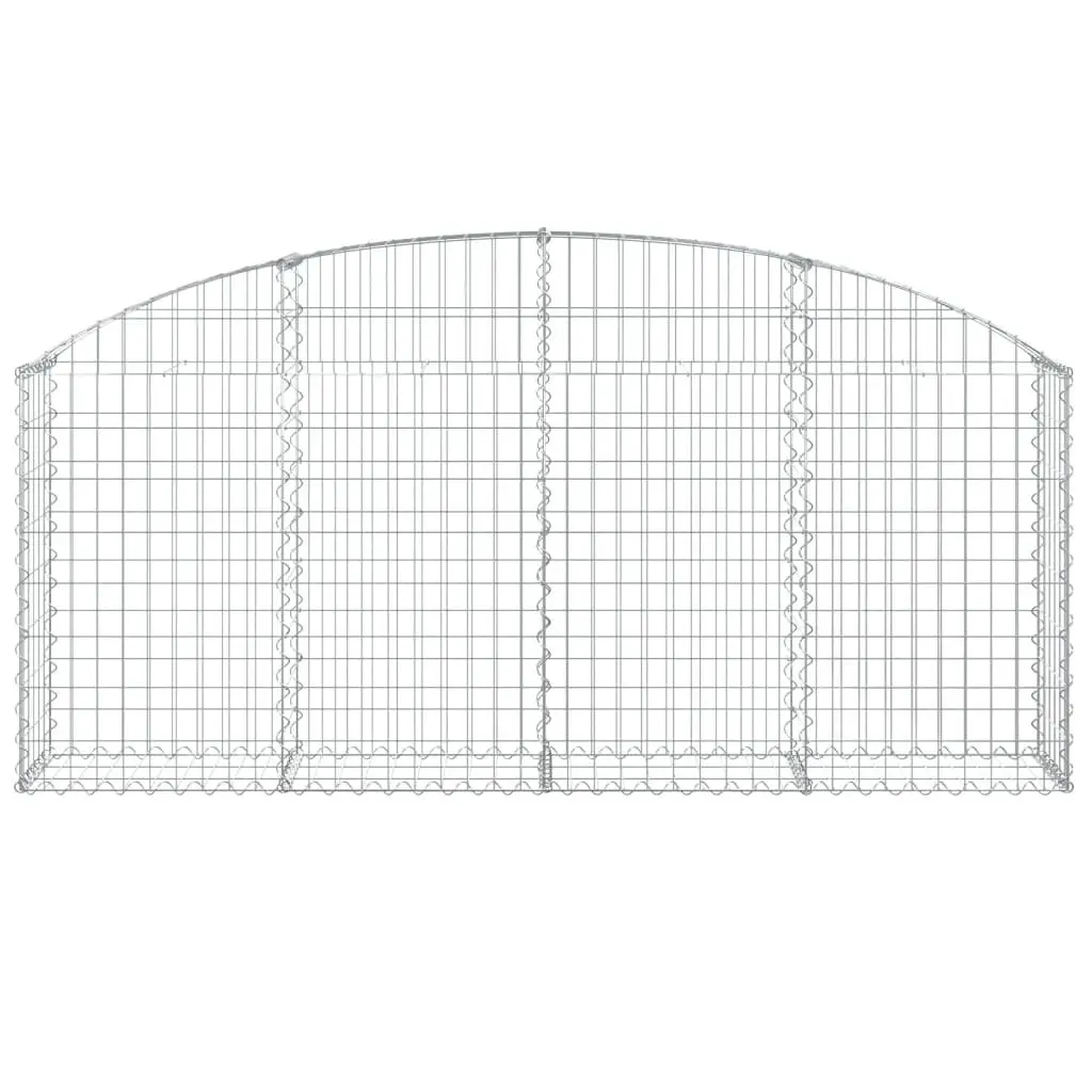 Arched Gabion Basket Garden Barrier