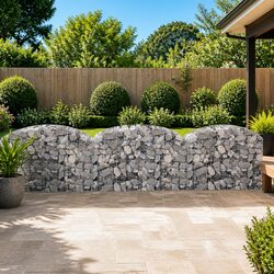 Arched Gabion Basket Dimensions 200x50x100/120 cm