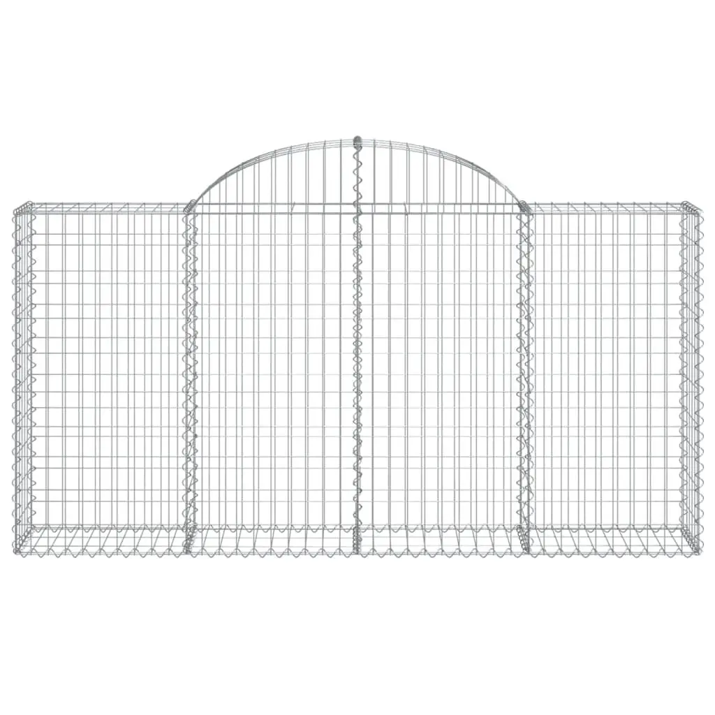 Arched Gabion Basket Garden Barrier Retaining Wall Decorative Outdoor Planter