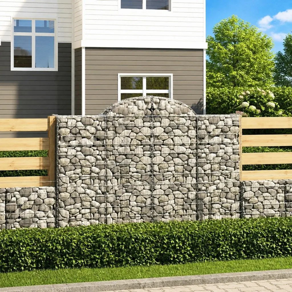 Arched Gabion Basket Garden Barrier Retaining Wall Decorative Cage