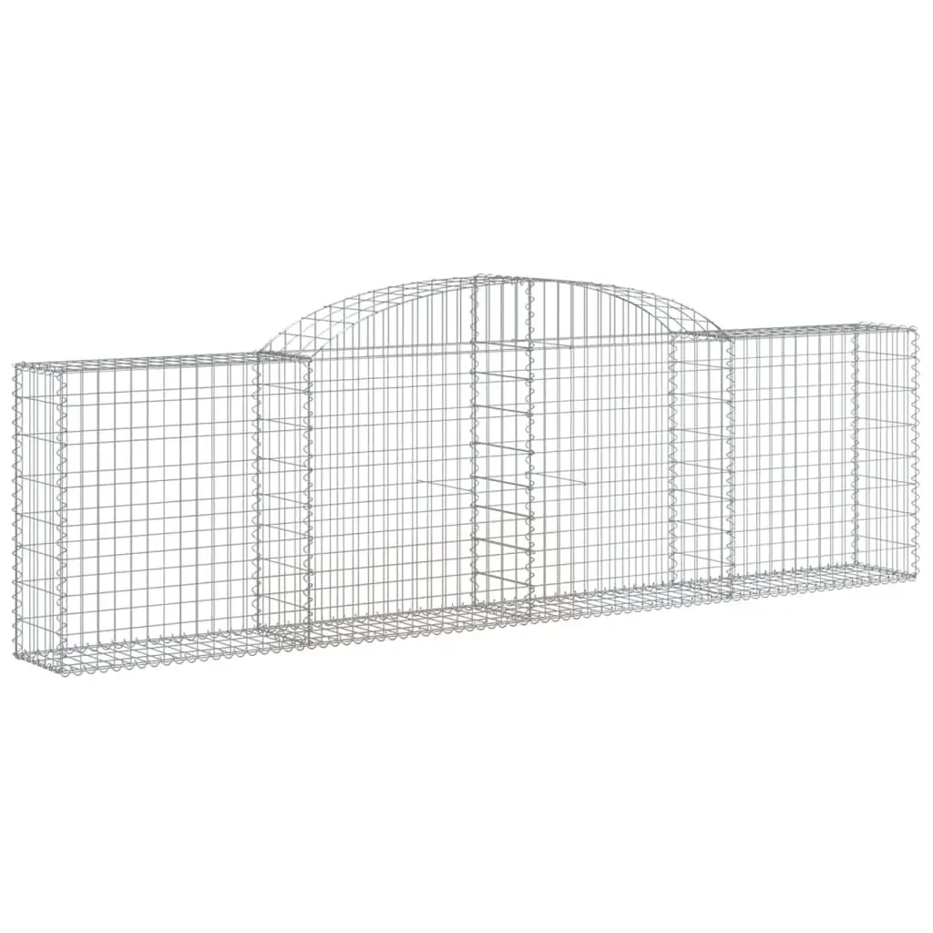 Arched Gabion Basket Garden Barrier Retaining Wall Decorative Outdoor