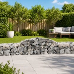Arched Gabion Basket Specifications: 300 x 50 x 40/60 cm
