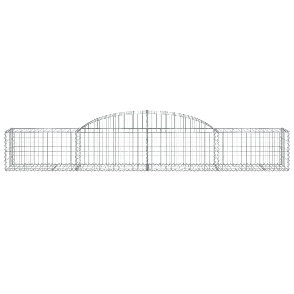 Arched Gabion Basket Garden Barrier Retaining Wall Decorative Outdoor Metal Cage