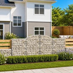 Arched Gabion Basket: Dimensions 300x50x120/140 cm