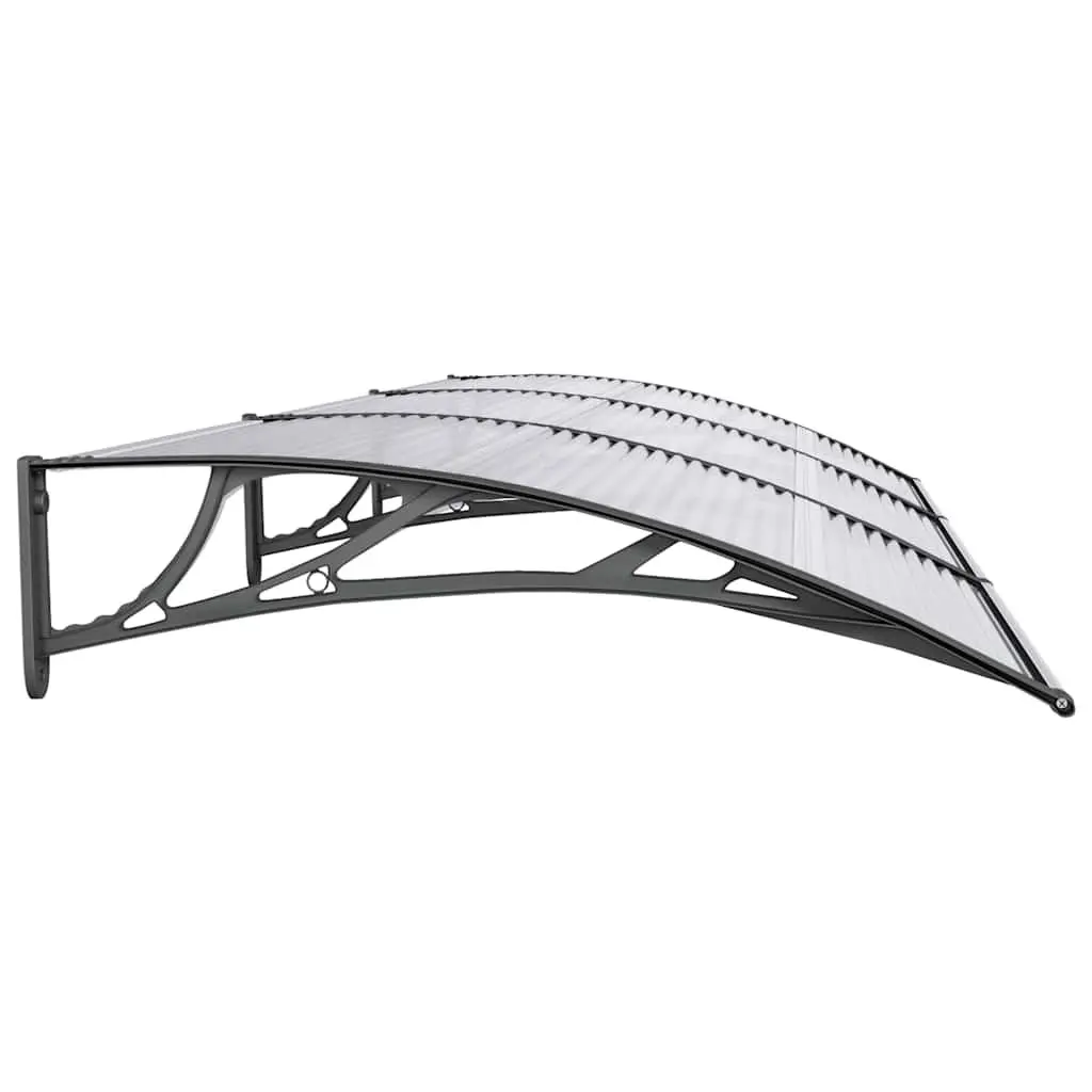 Door Canopy 300x100 cm Black Awning