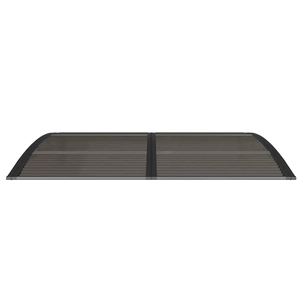 Door Canopy for Entrance 150x100cm Black Polycarbonate Awning