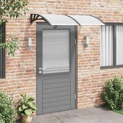150x75cm Black Door Canopy - Polycarbonate Awning Specs