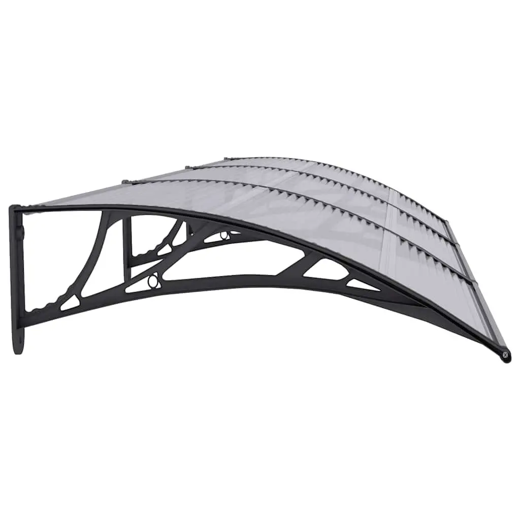Weather Shield Door Canopy 300x75 cm in Black