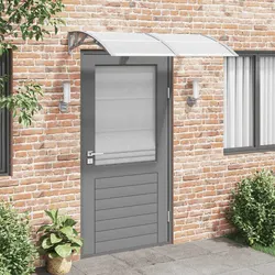 150x75cm Grey Door Canopy with Polycarbonate Sheets