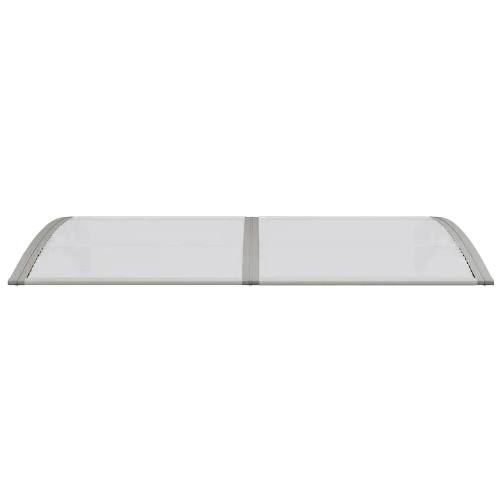 150x75cm Grey Door Canopy with Polycarbonate Sheets