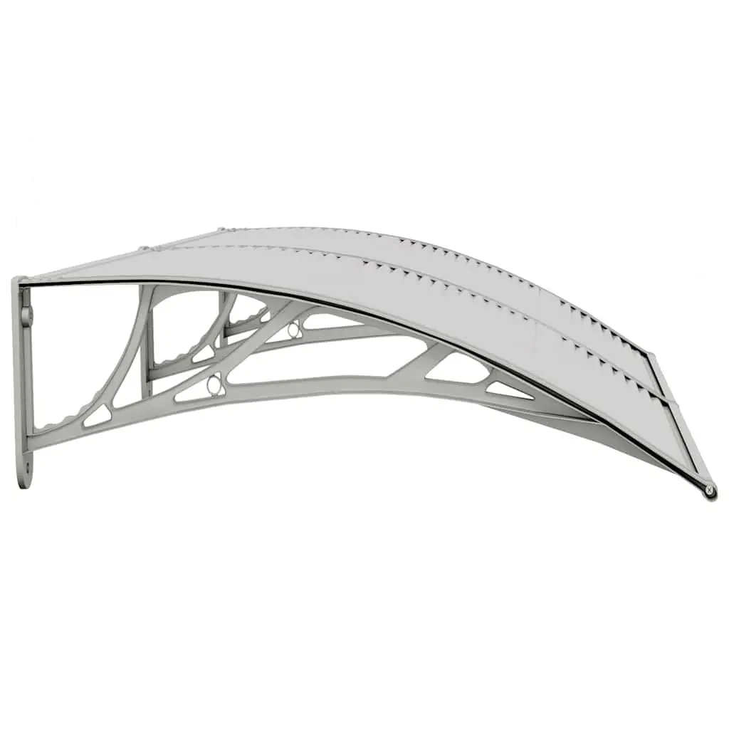 150x75cm Grey Door Canopy with Polycarbonate Sheets