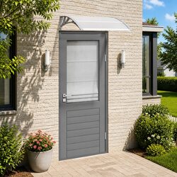 Specifications of Door Canopy Grey 100x75cm Polycarbonate