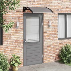 Specifications of Black Polycarbonate Door Canopy 100x80 cm