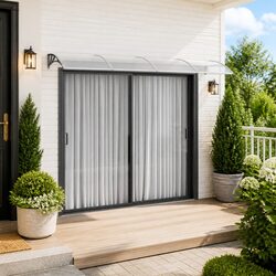 Specifications of the 350x75cm Grey Door Canopy