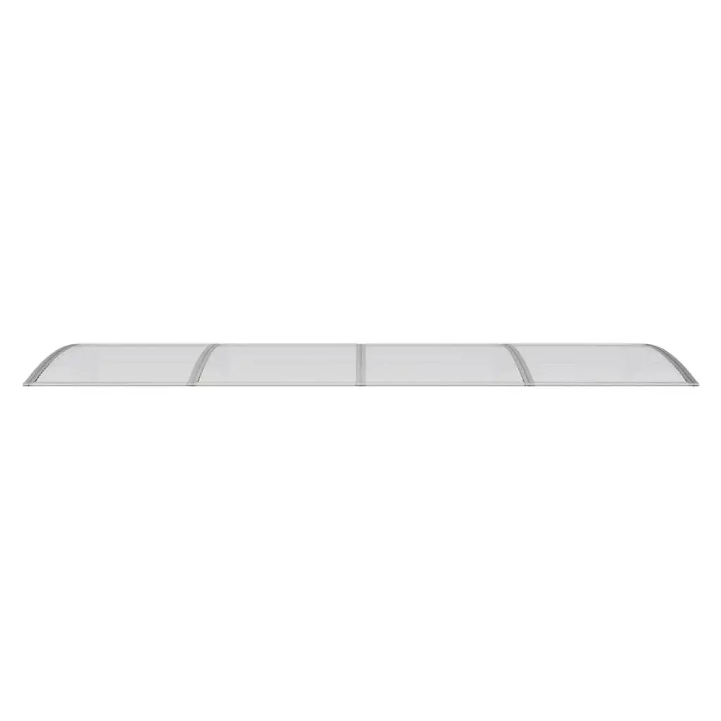 350x100 cm Grey Door Canopy Polycarbonate Awning