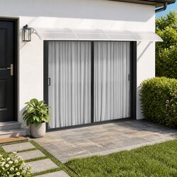 Specifications of the Door Canopy 400x75 cm Grey