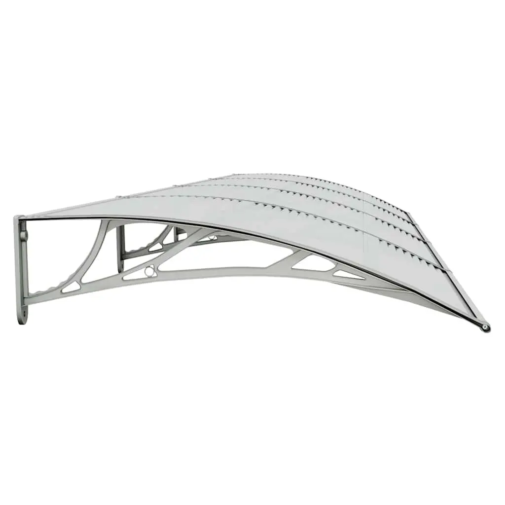 Grey Door Canopy 400x100cm Polycarbonate