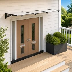 Door Canopy Dimensions: 358.5x90 cm, Polycarbonate Material