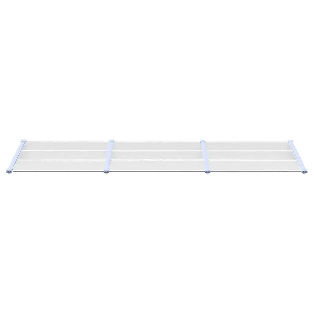 Door Canopy for Outdoor Use 297.5x90 cm Polycarbonate Transparent