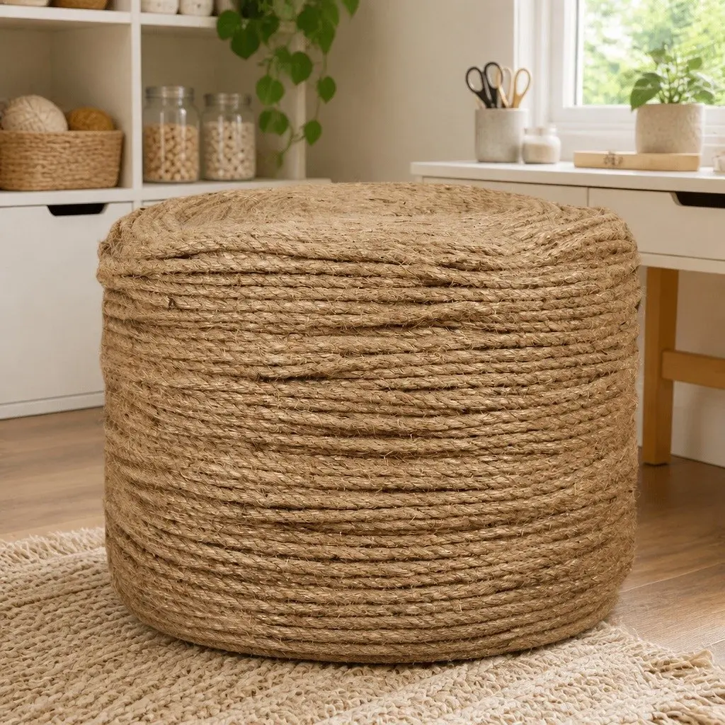 Natural Jute Rope 25 Metre 6mm Thick for Craft Decorations Bundling and Wrapping