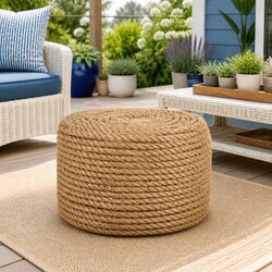 Jute Rope 50m Long 10mm Thick Brown Natural Braided Twine Crafts Gardening