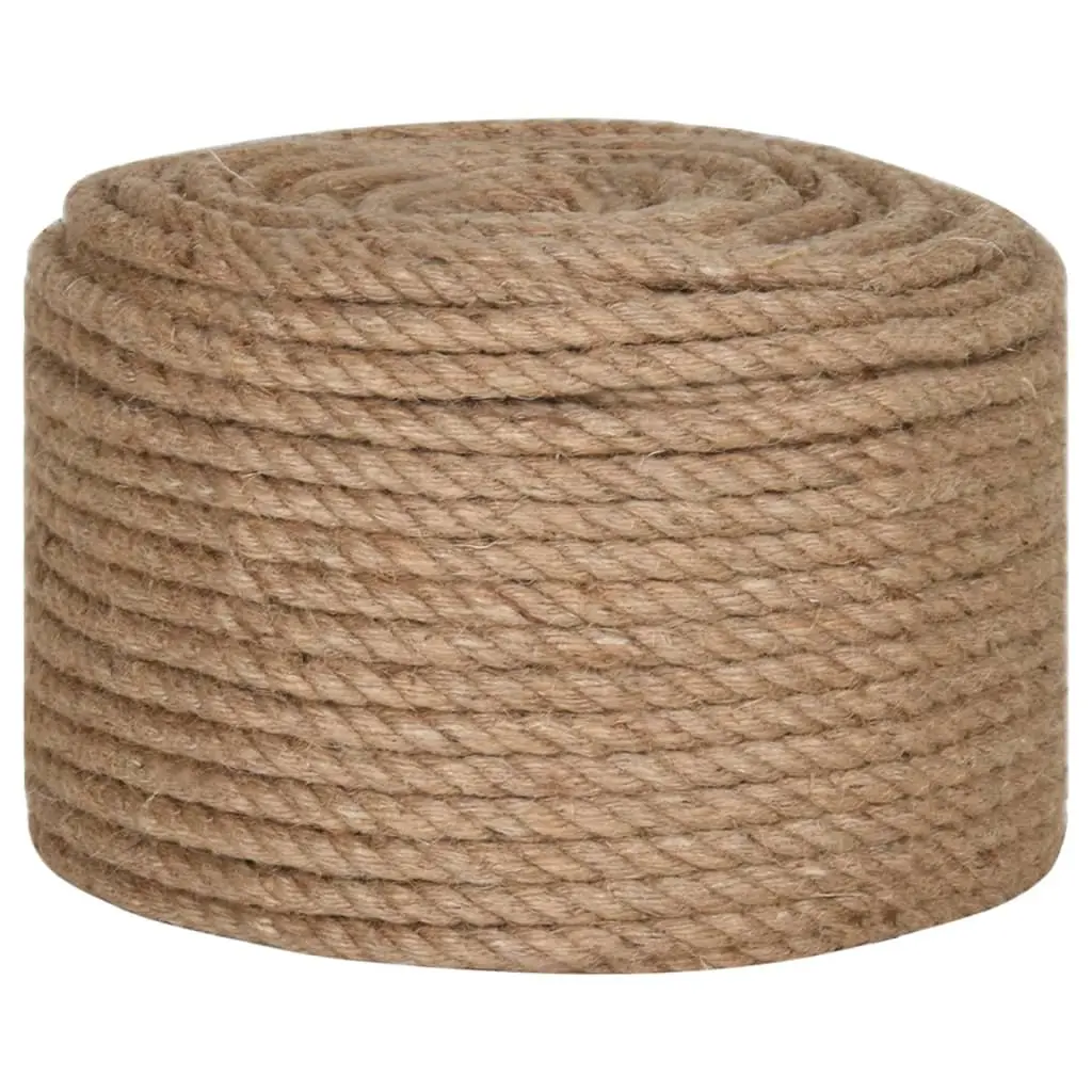 Jute Rope Natural Braided Twine for Craft Garden Bundling 50m Brown Heavy Duty