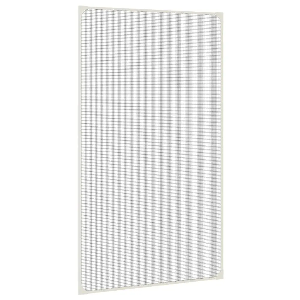 Magnetic Insect Screen for Windows White 80x140 cm Mesh Fly Protection