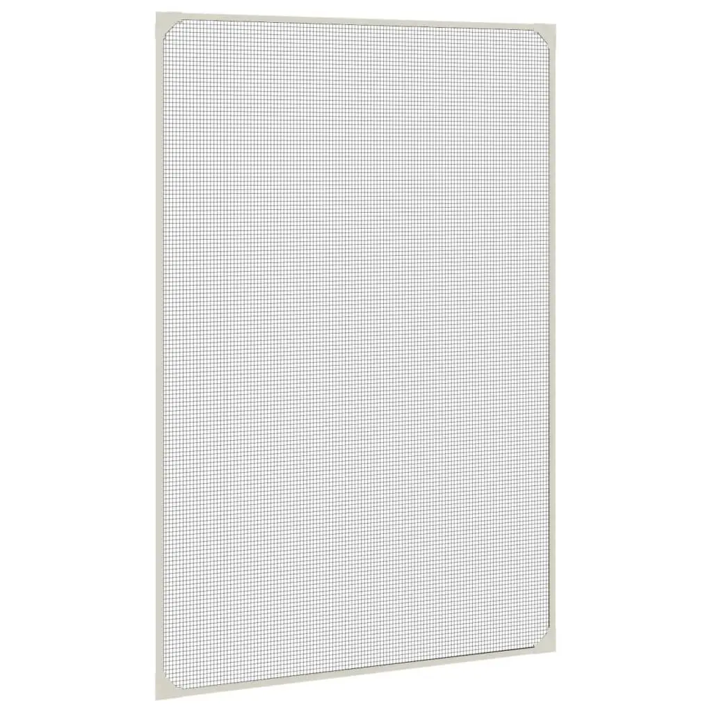 Magnetic Insect Screen for Windows 80x120 cm White Fibreglass Mesh
