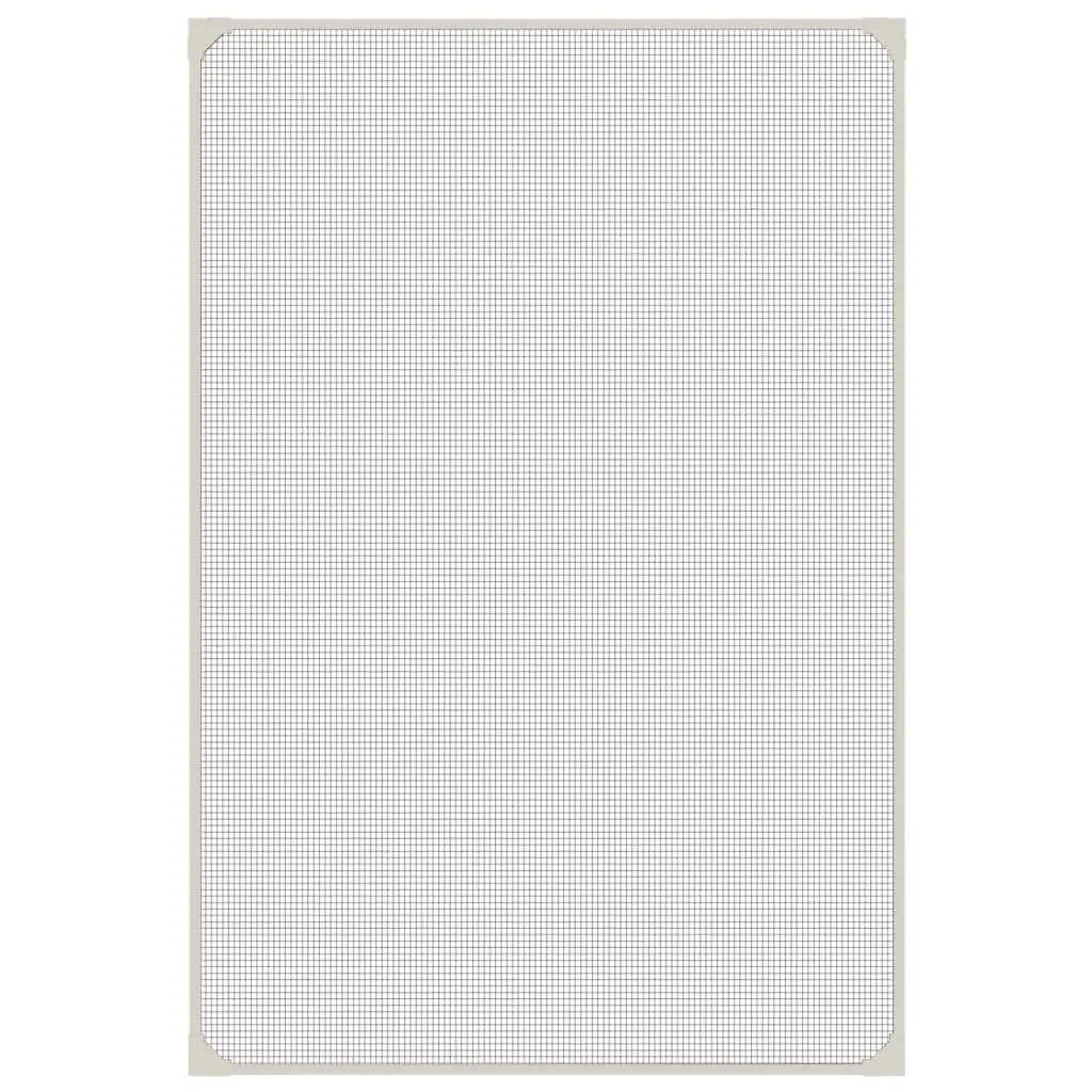 Magnetic Insect Screen for Windows 80x120 cm White Fibreglass Mesh