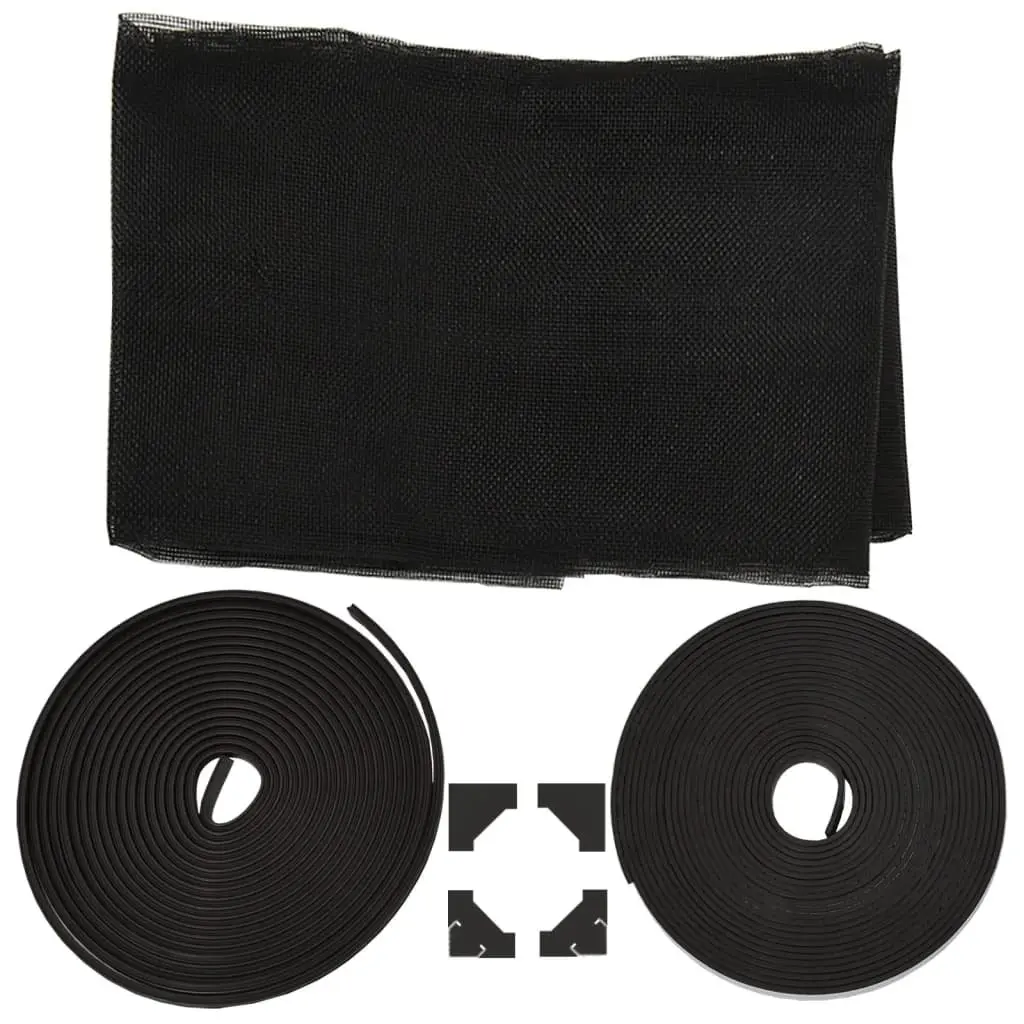 80x120cm Anthracite Magnetic Insect Screen Mesh