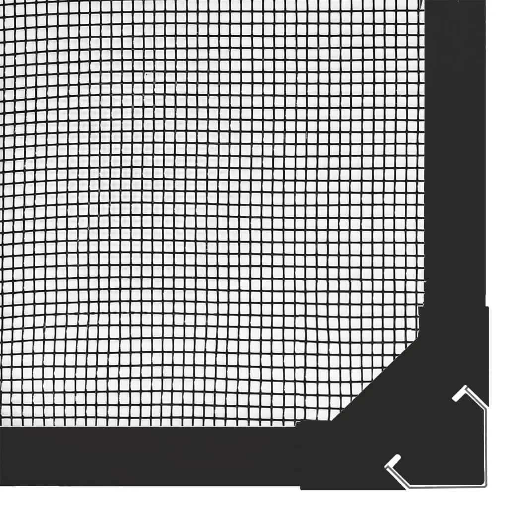80x120cm Anthracite Magnetic Insect Screen Mesh