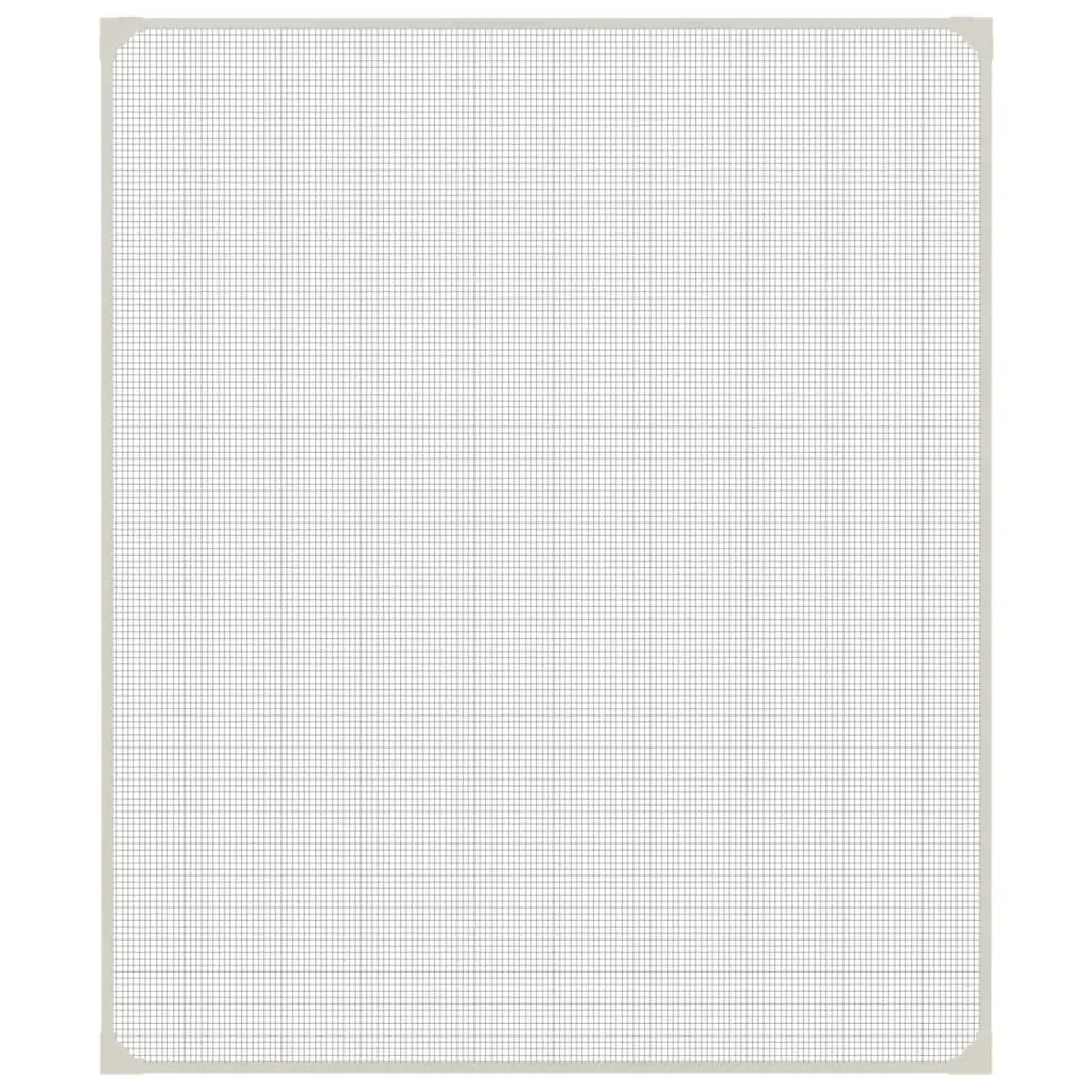Magnetic Insect Screen for Windows White 100x120 cm
