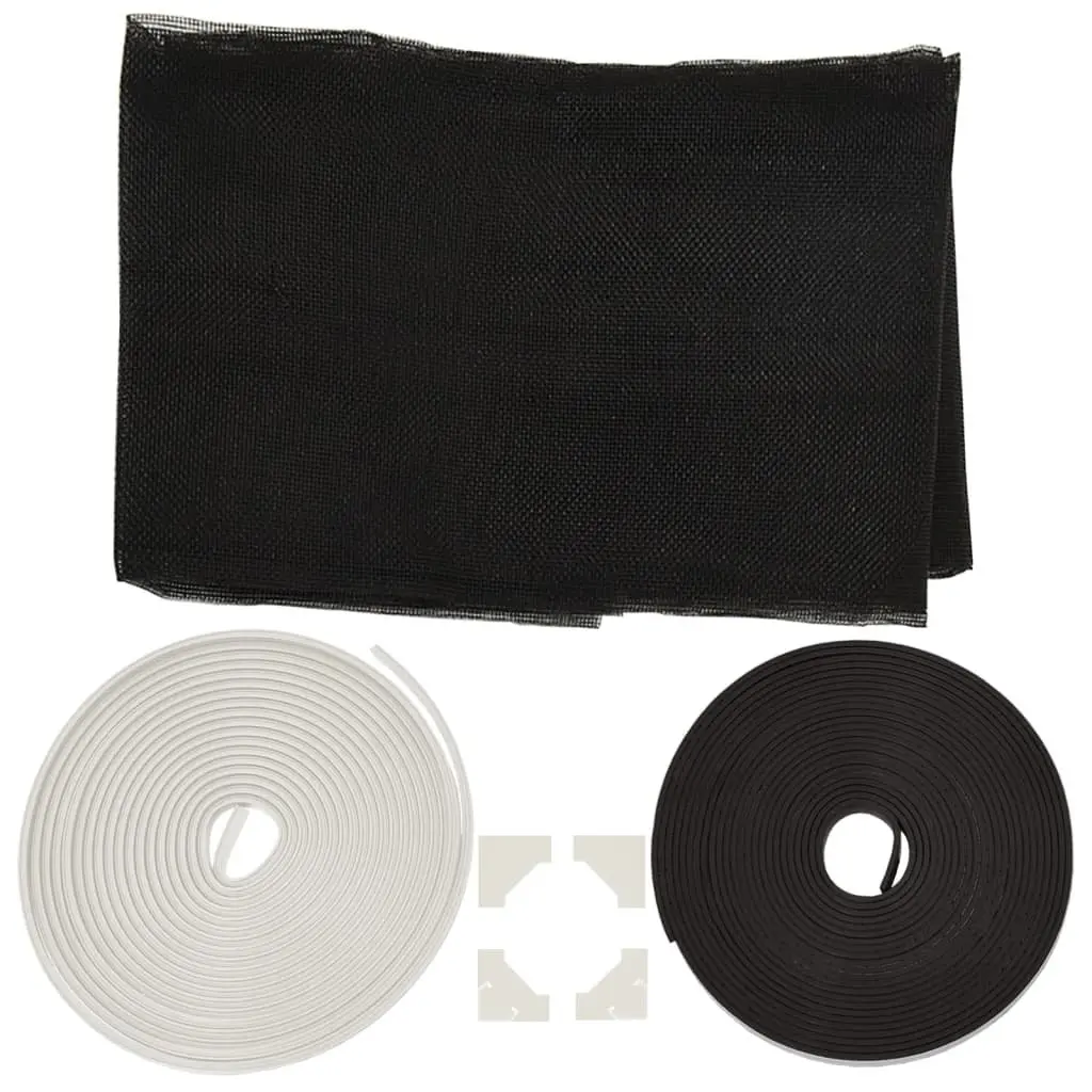 Magnetic Fly Mesh Window Screen, 130 x 150 cm White