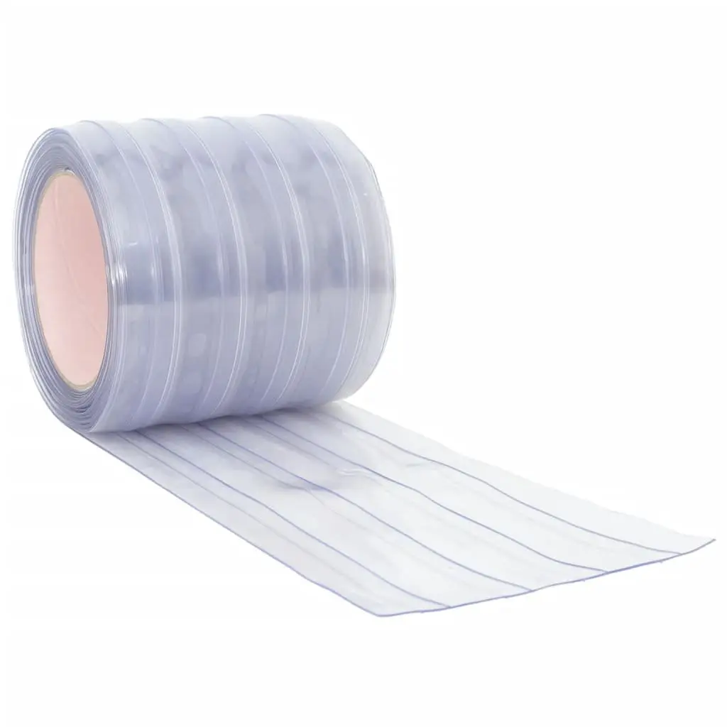 Transparent PVC Door Curtain Strip Roll 10m