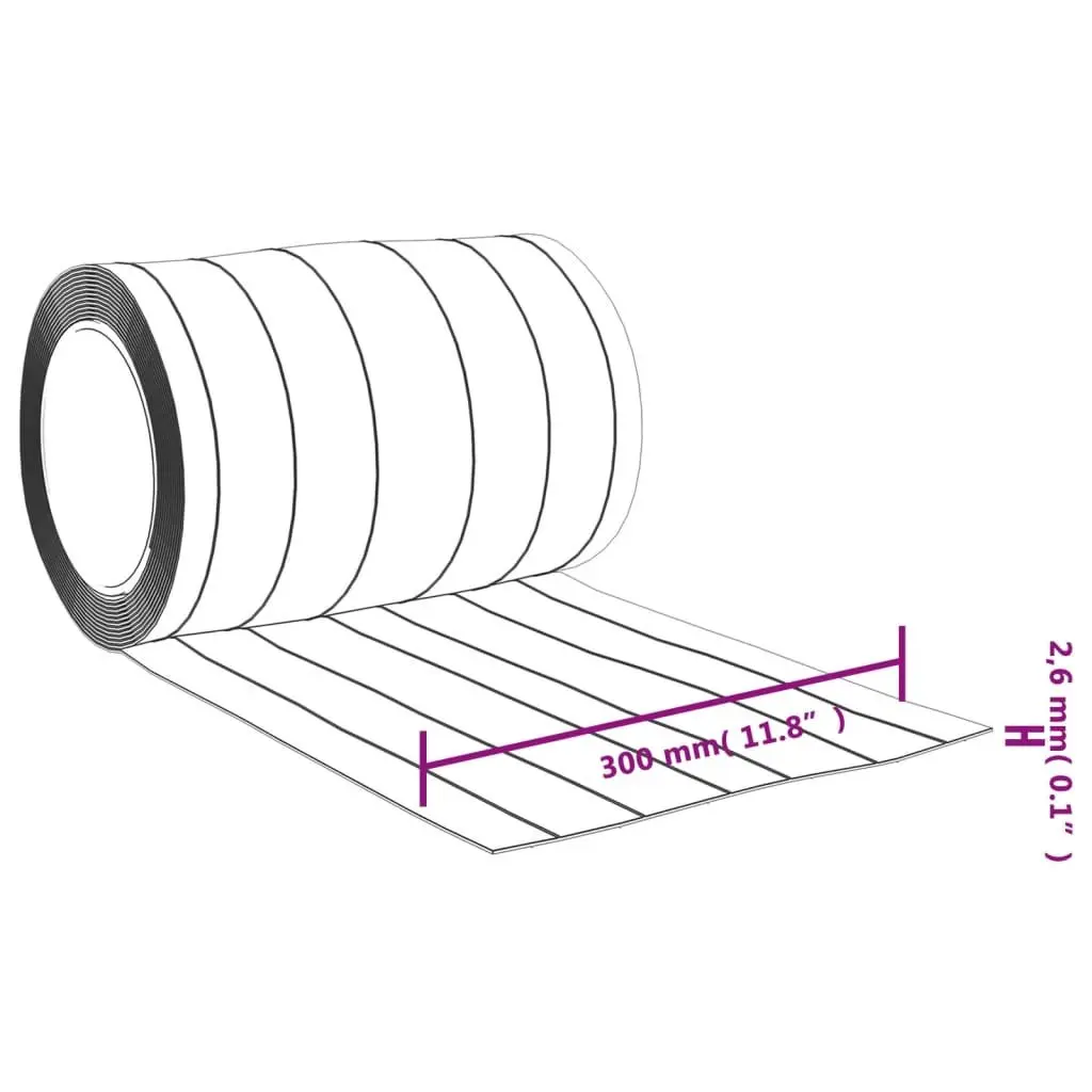 PVC Door Curtain Strip for Indoor and Outdoor Use 300mm x 2.6mm 10m Roll