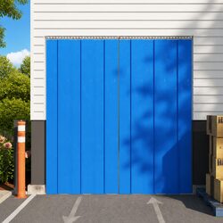 Specifications for Blue PVC Door Curtain Strip, 200mm Wide
