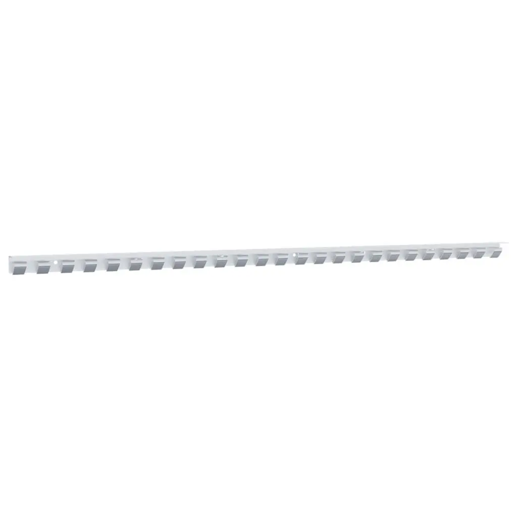 Stainless Steel Mounting Rail for Strip Curtains 1m Silver