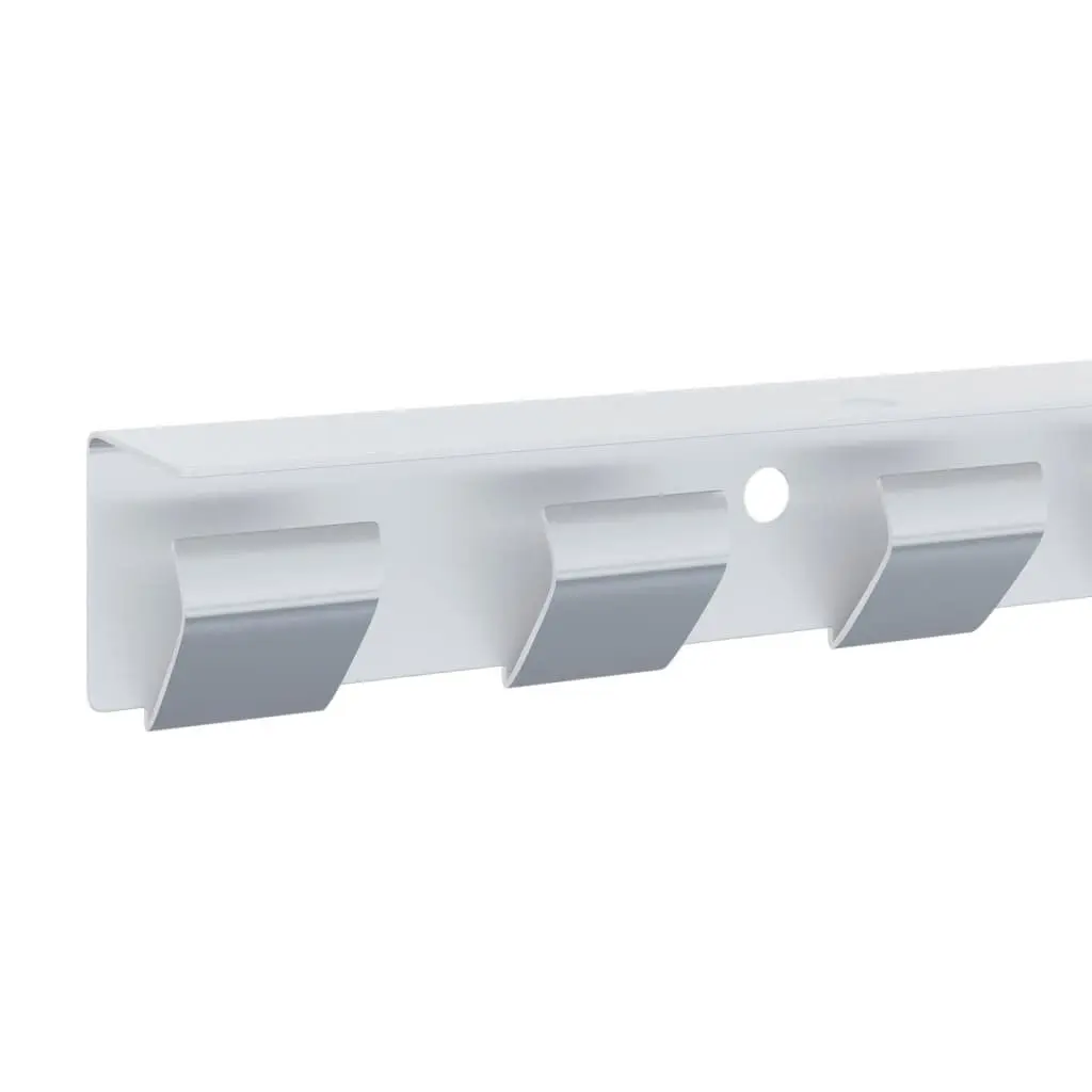 Stainless Steel Mounting Rail for Strip Curtains 1m Silver