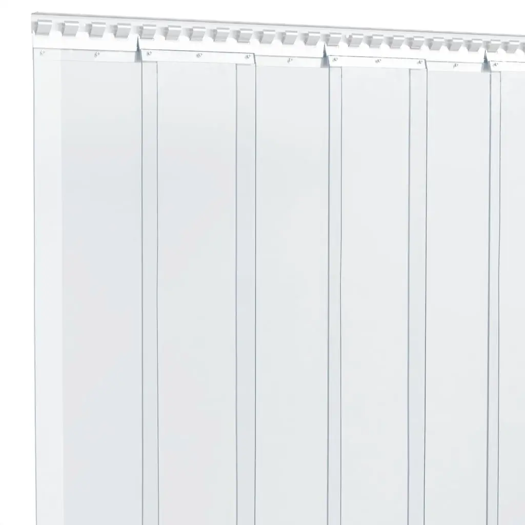Stainless Steel Mounting Rail for Strip Curtains 1m Silver
