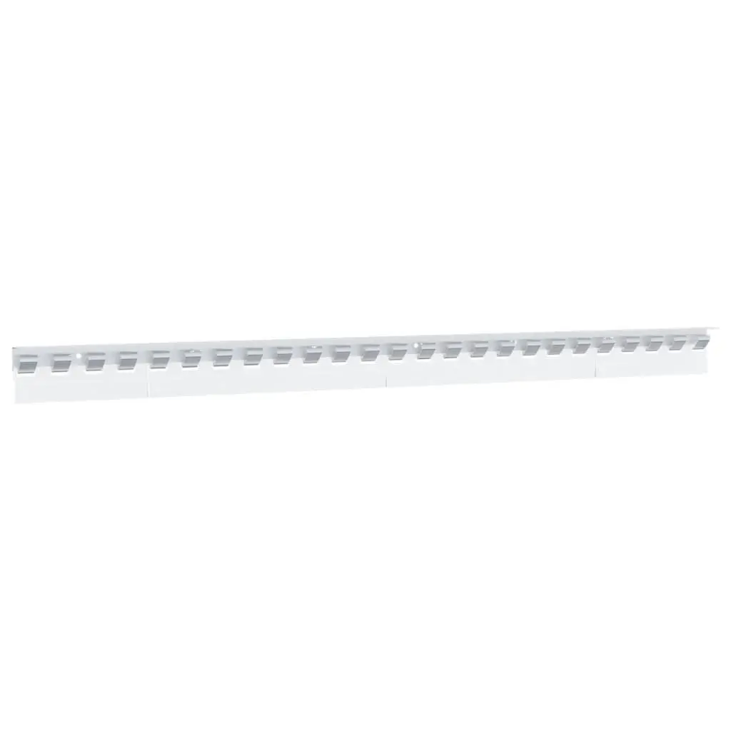 Stainless Steel Mounting Rail for Strip Curtains 1m Silver
