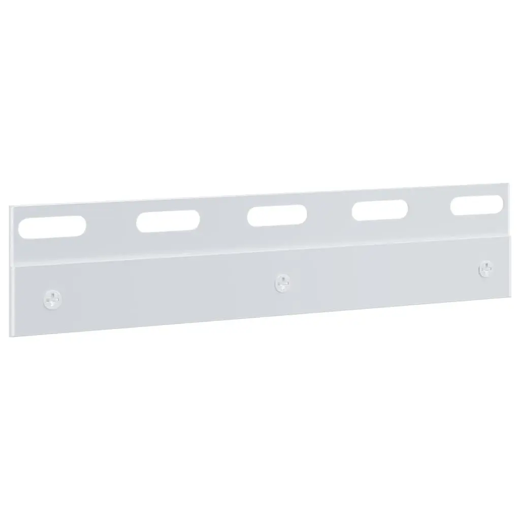 Connecting Plates for Strip Curtains 6 Piece 20 cm Stainless Steel