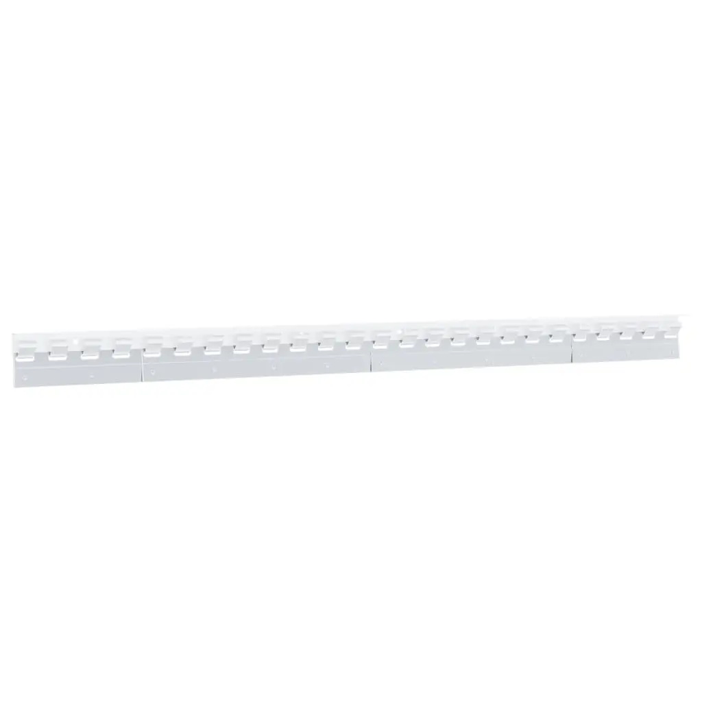 Connecting Plates for Strip Curtains 6 Piece 20 cm Stainless Steel