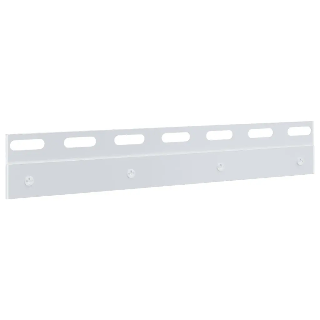 Stainless Steel Connecting Plates for Strip Curtain Installation 28 cm