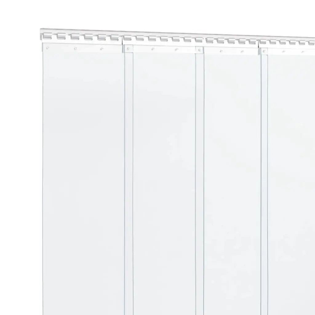 Stainless Steel Connecting Plates for Strip Curtain Installation 28 cm