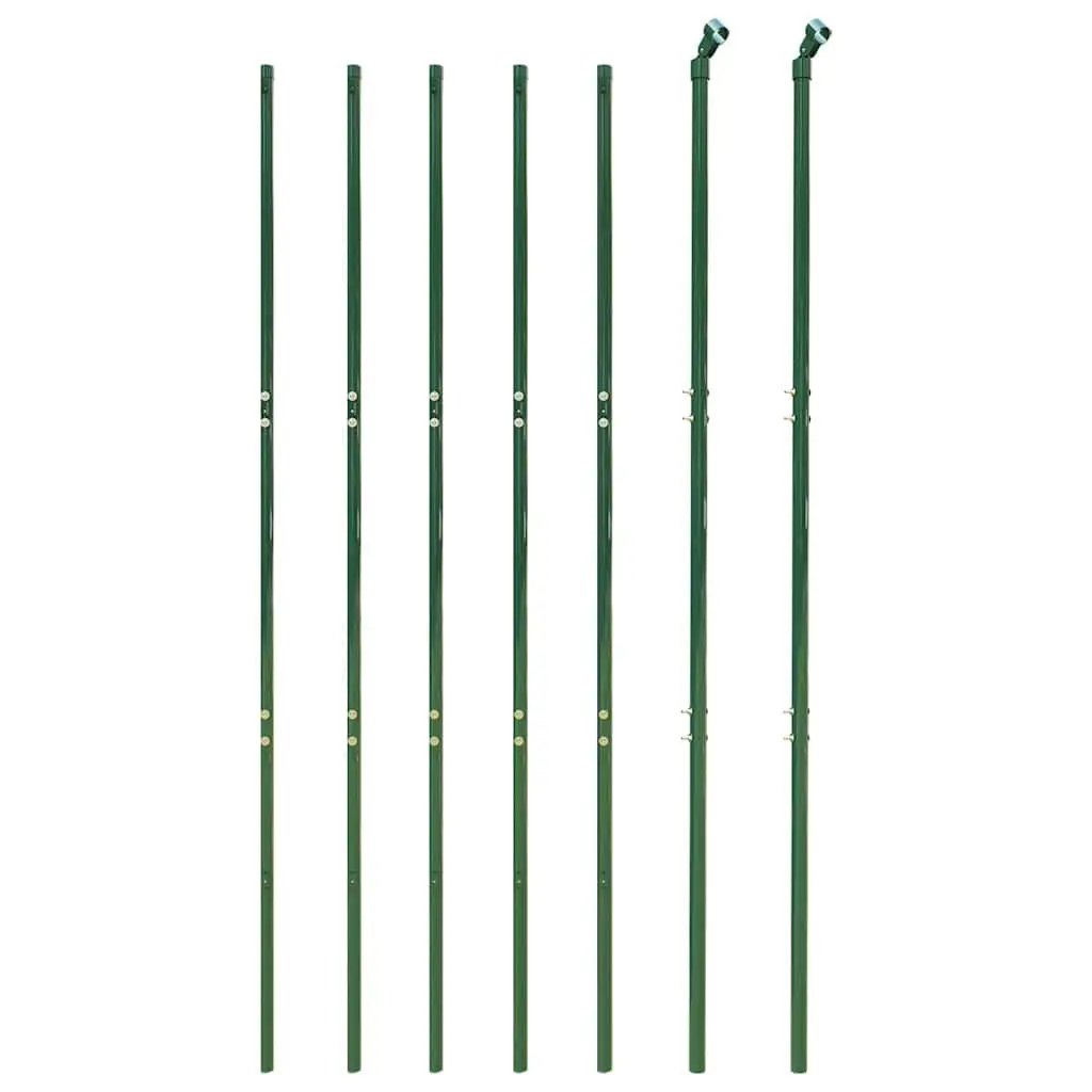 Chain Link Fence Panel Green 1.4 x 10m Garden Enclosure Mesh