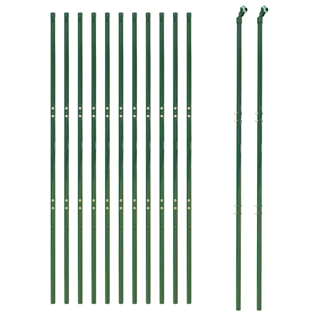 Wire Mesh Fence Panel Garden 1.4x25m Green Galvanised Steel Enclosure