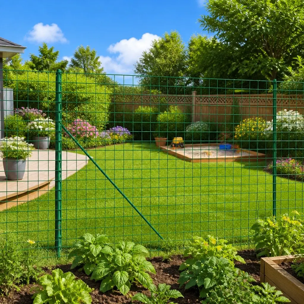 Green Wire Mesh Fence Panel 1.6 x 25 m